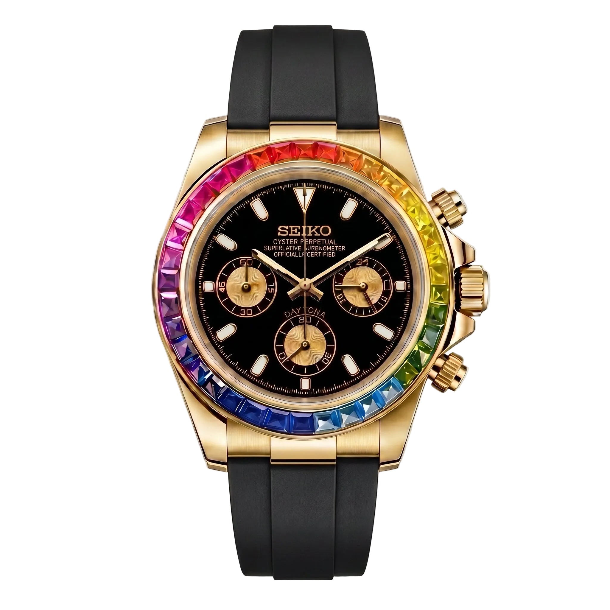 Daytona Rose Gold Rainbow
