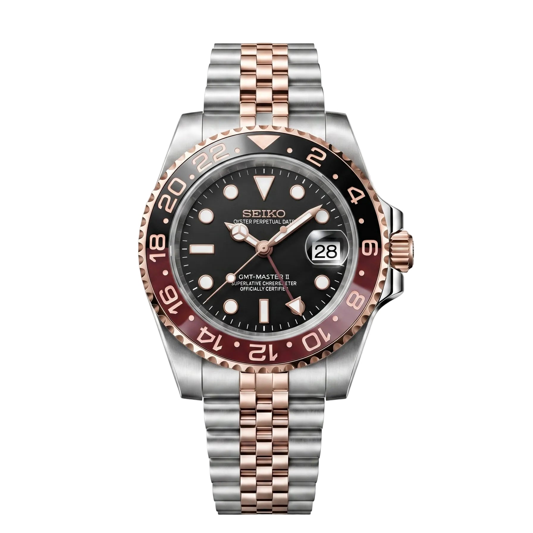 GMT Master II Cola Silver & Gold