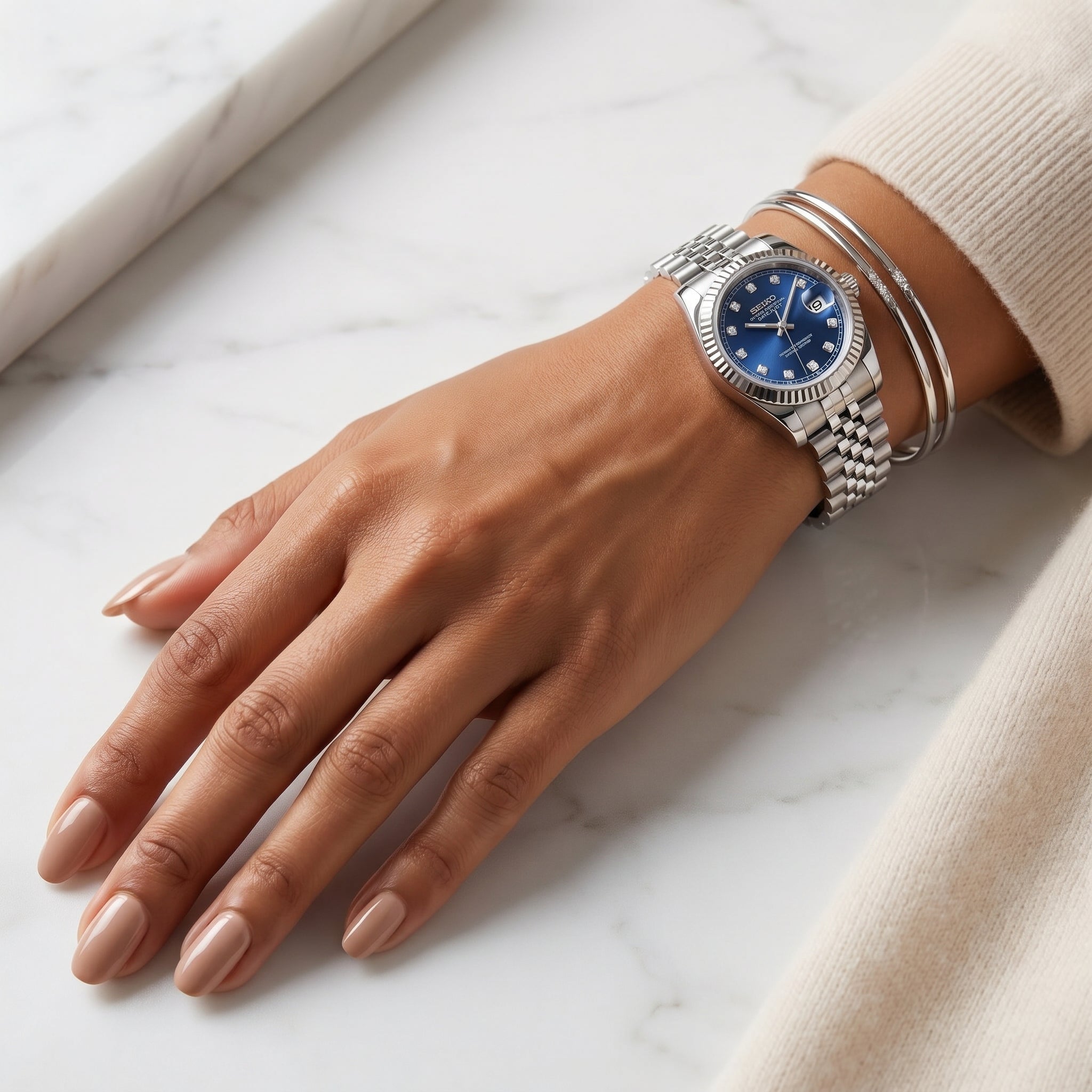 Ladies Datejust Blue Diamond