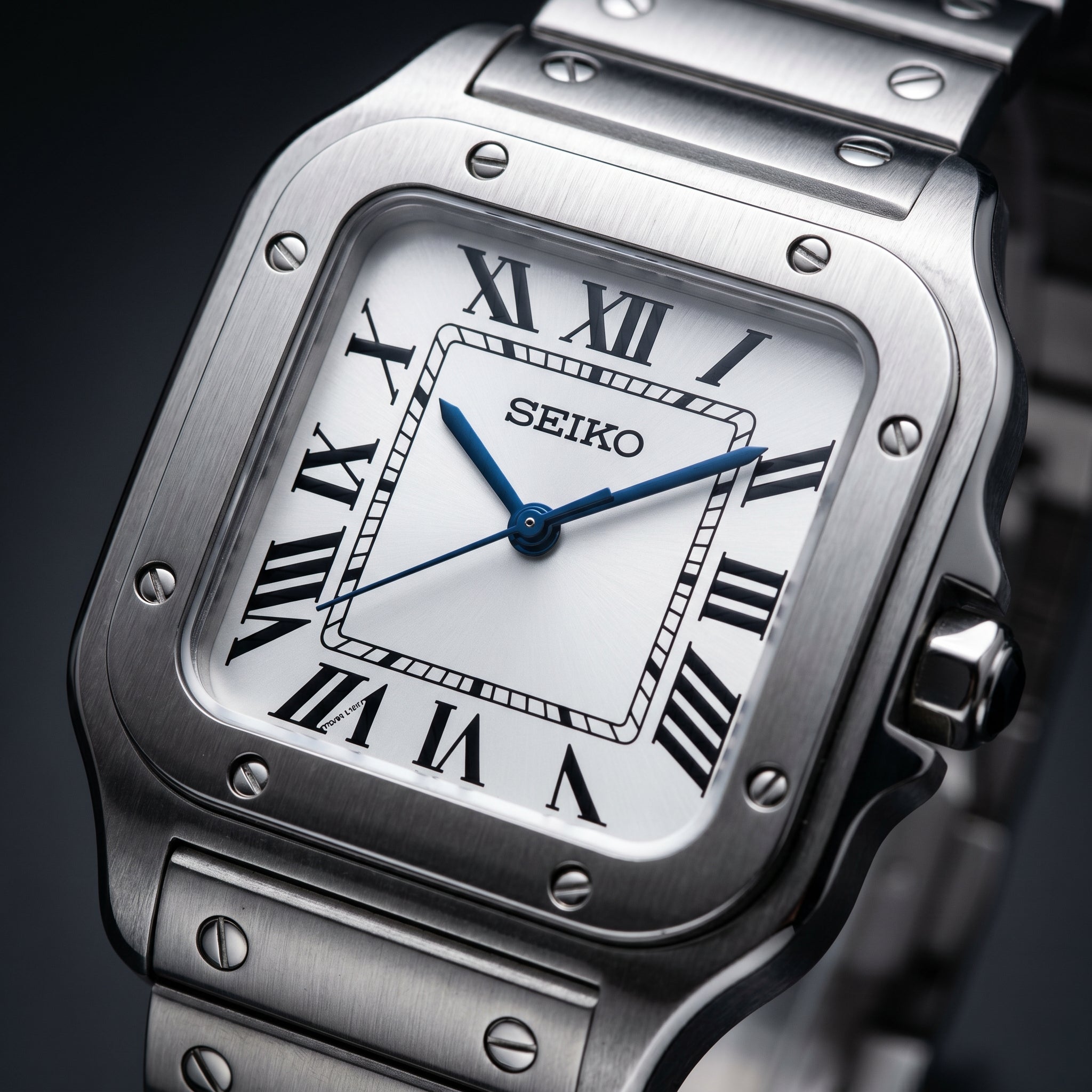 Santos White Dial