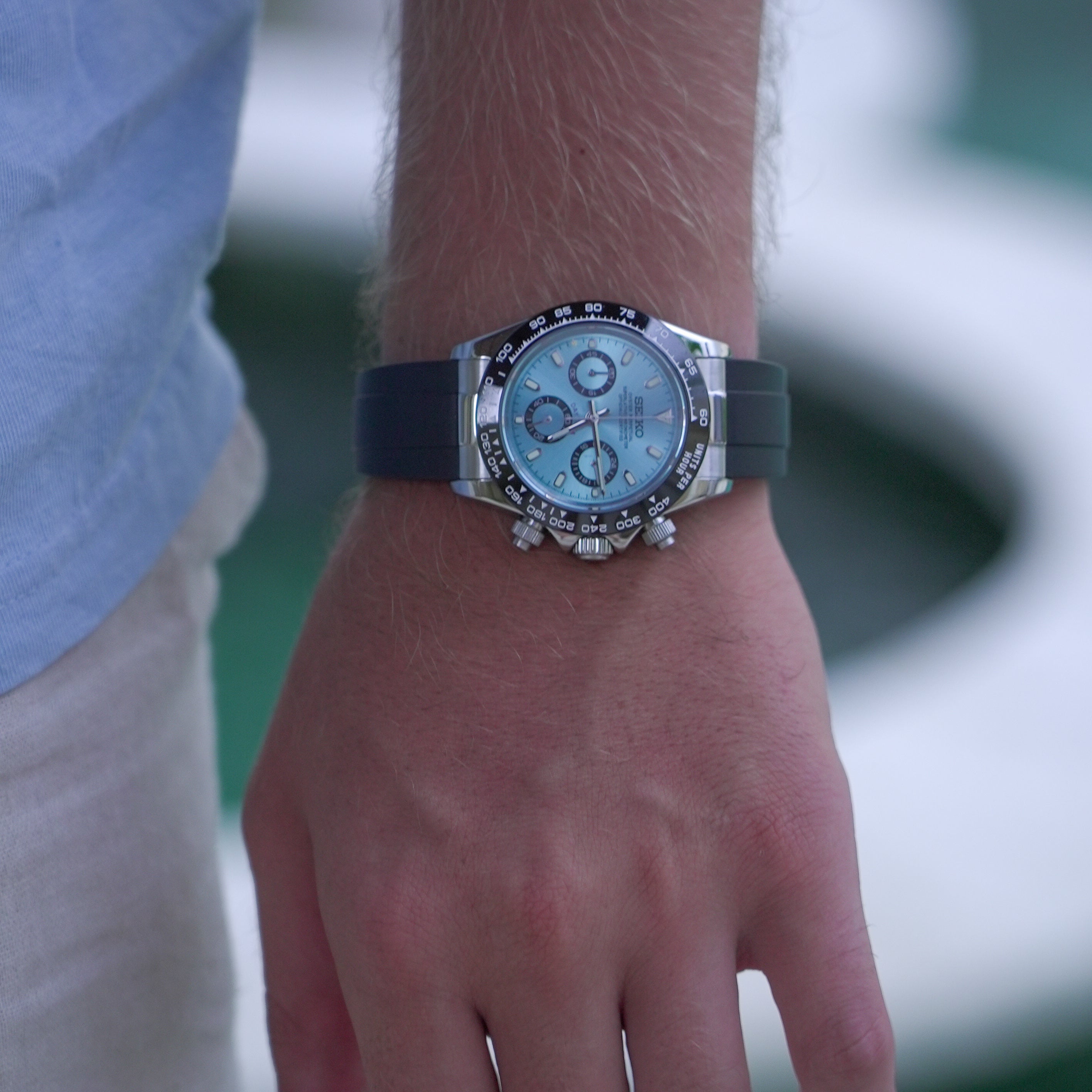 Daytona Ice Blue Rubber