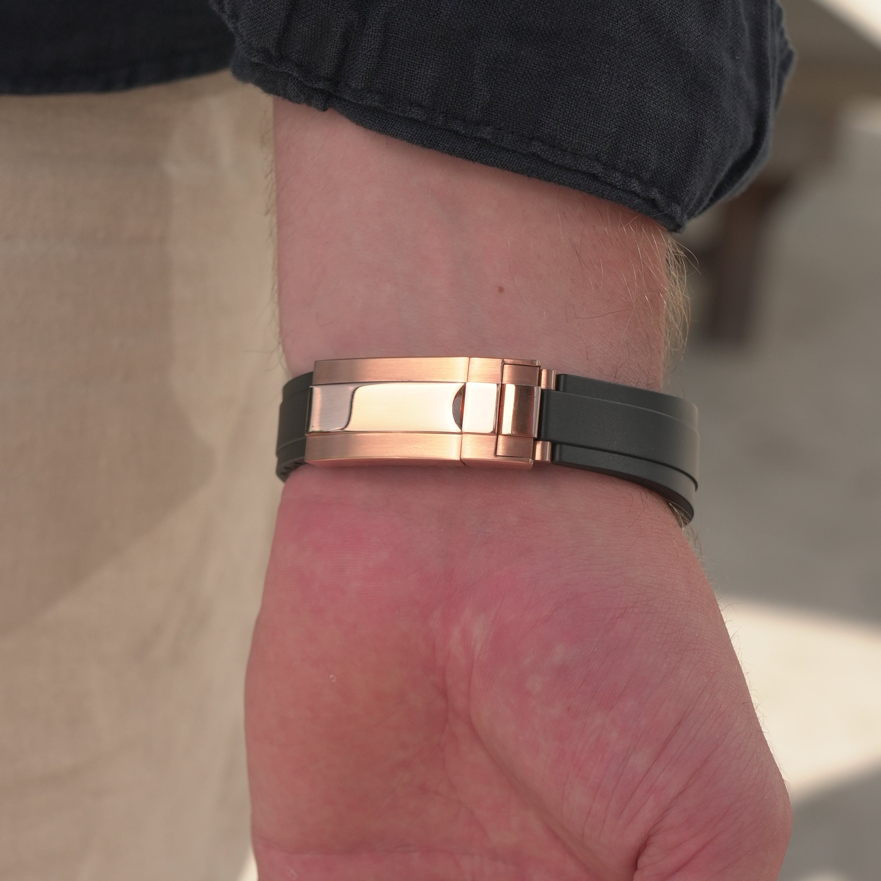 Daytona Chocolate & Rose Gold