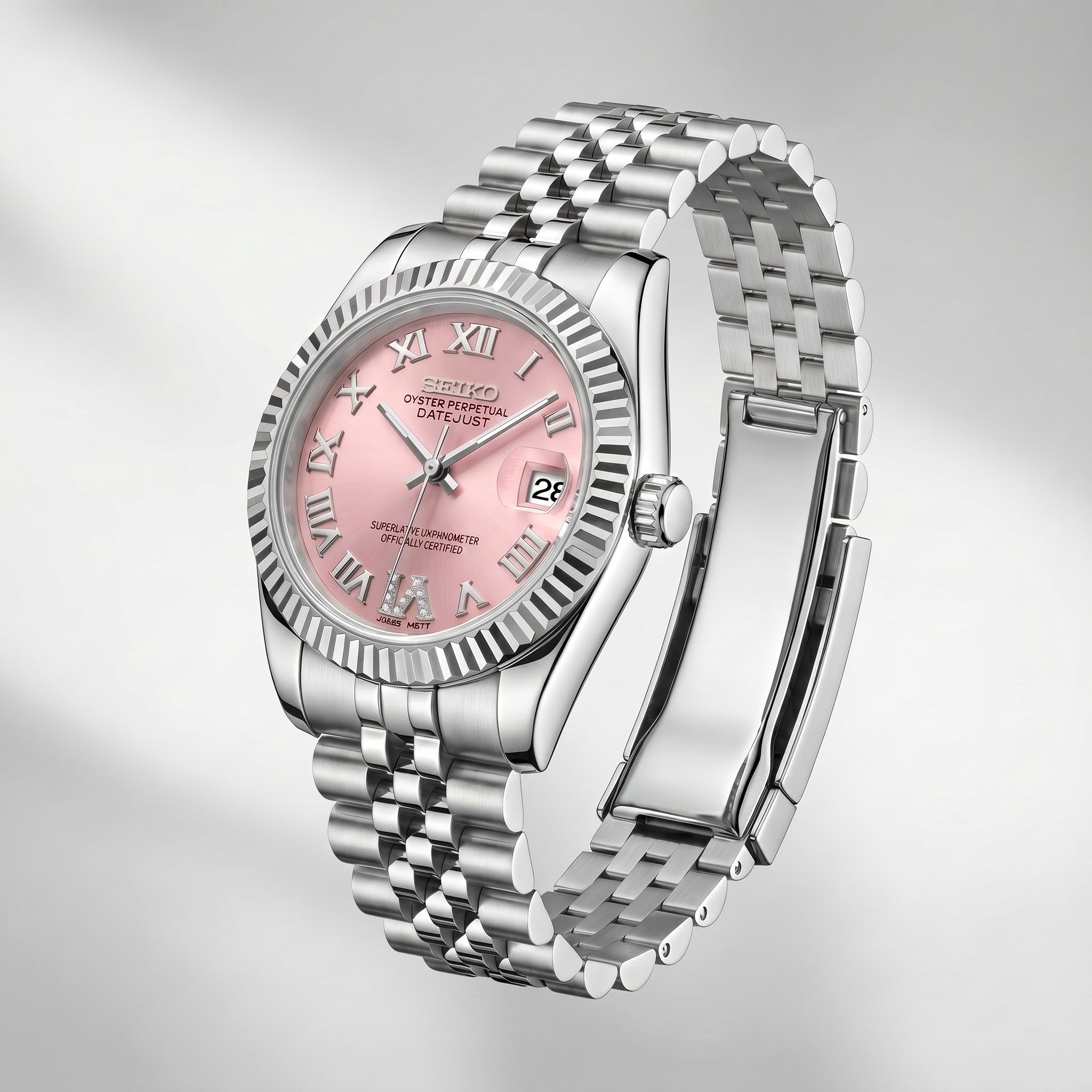 Datejust Silver Diamond