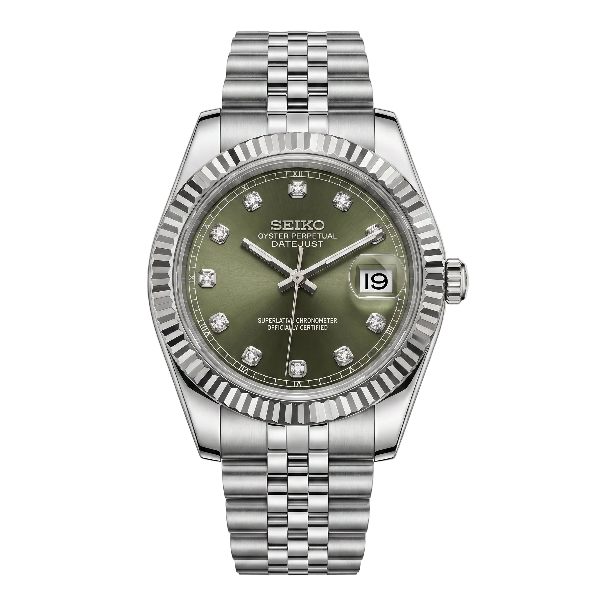 Ladies Datejust Olive Diamond