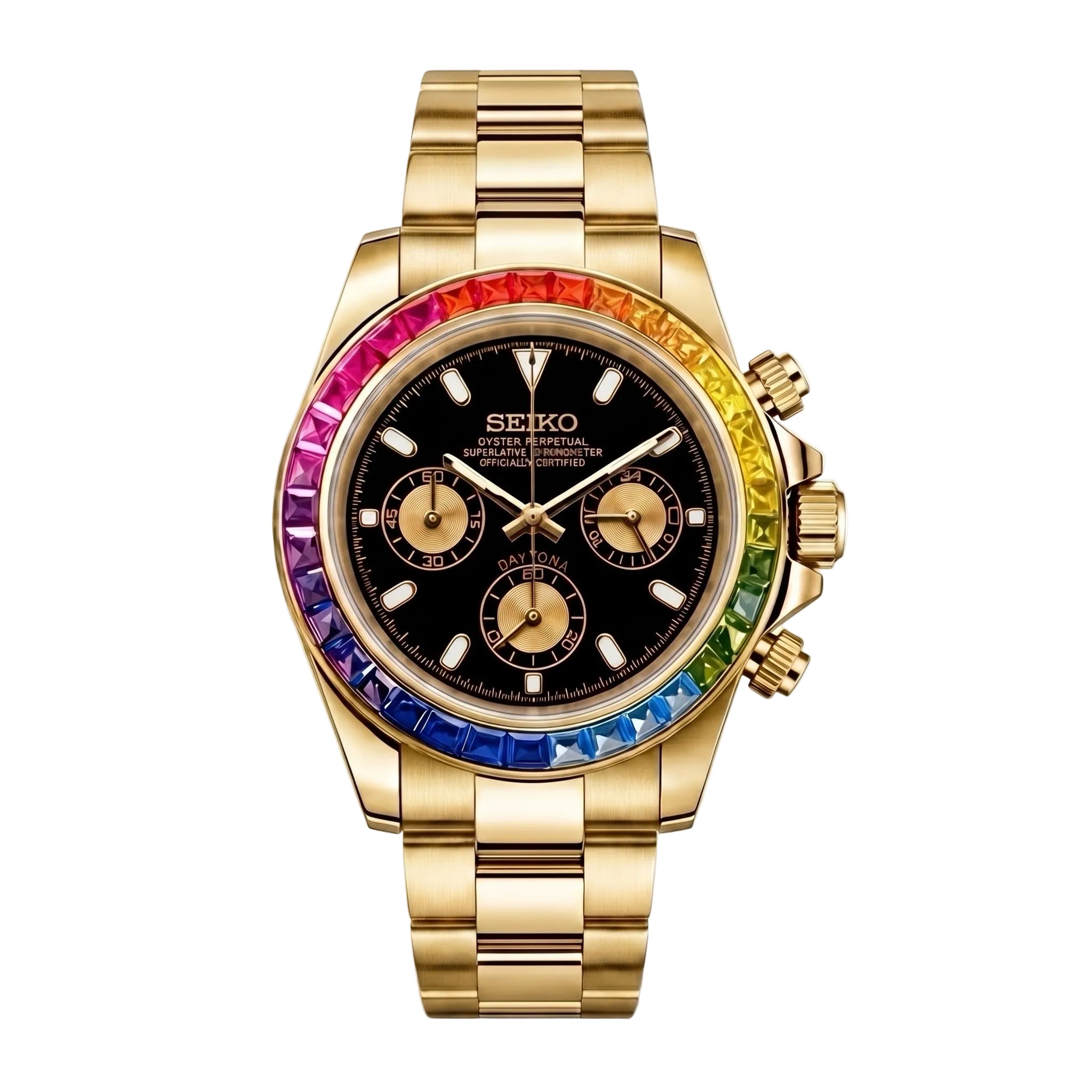 Daytona Rose Gold Rainbow