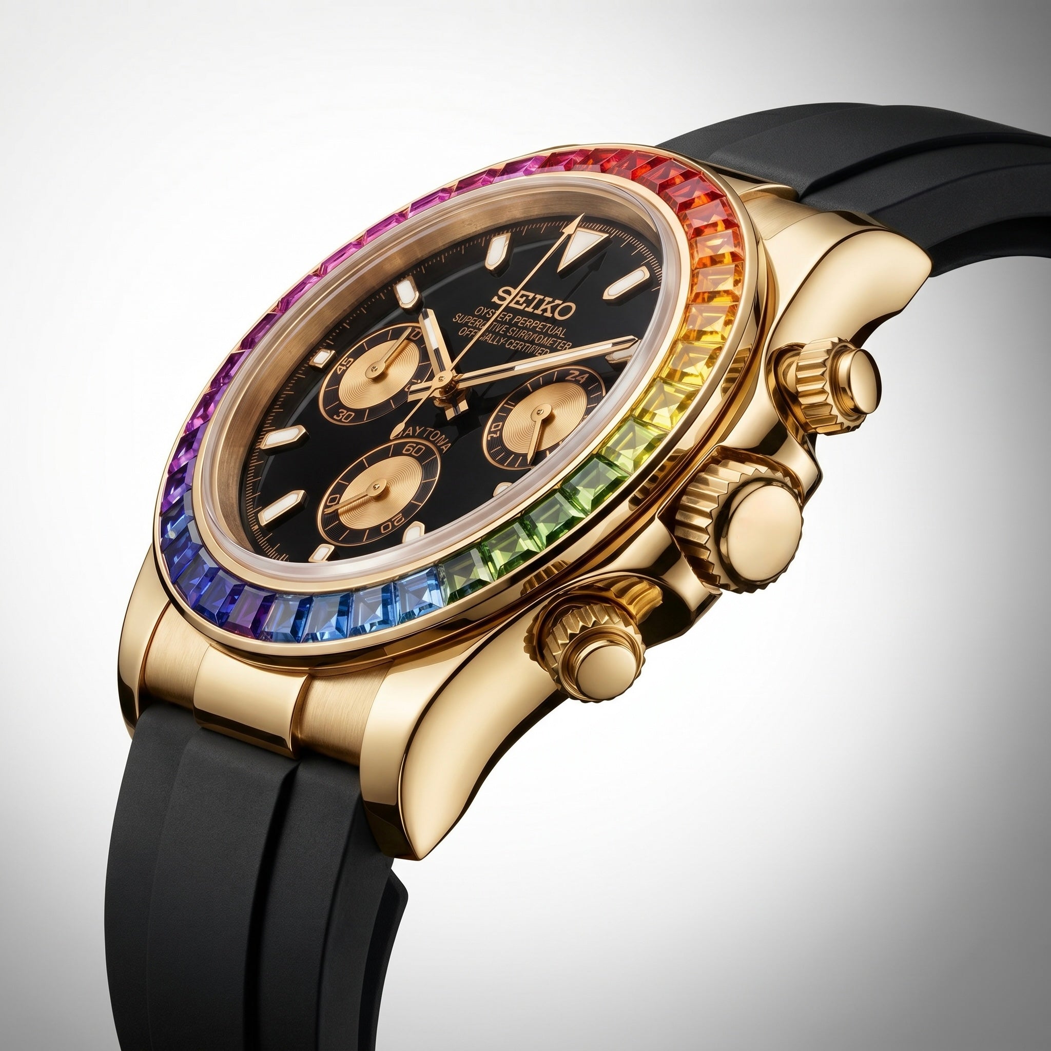 Daytona Rose Gold Rainbow