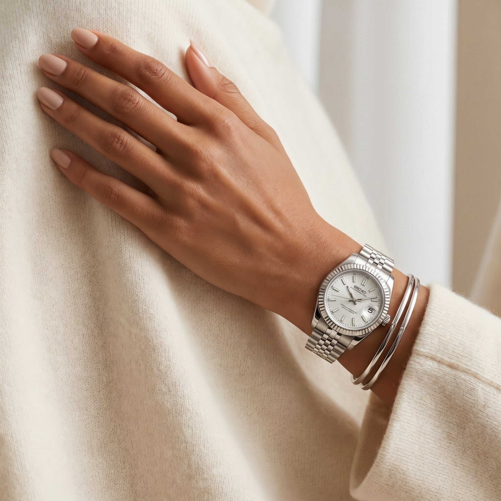 Ladies Datejust White