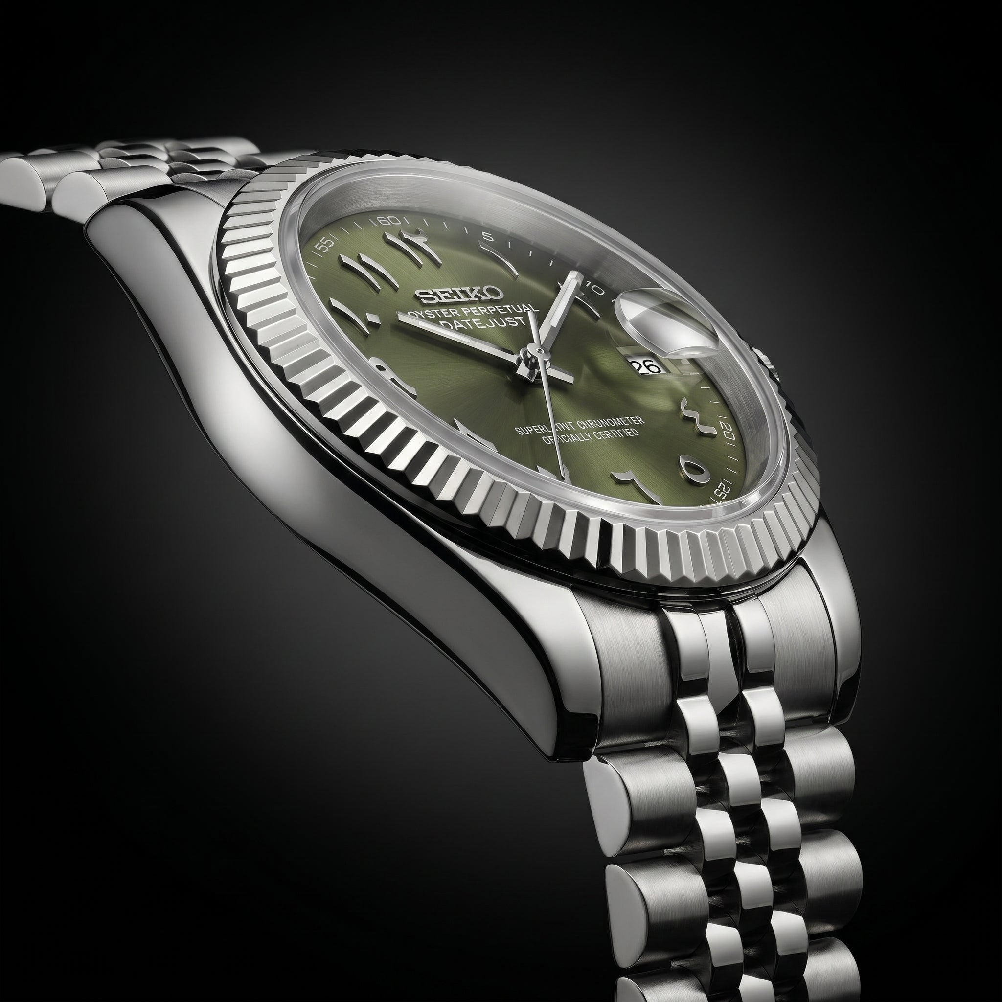 Datejust Olive Arabic