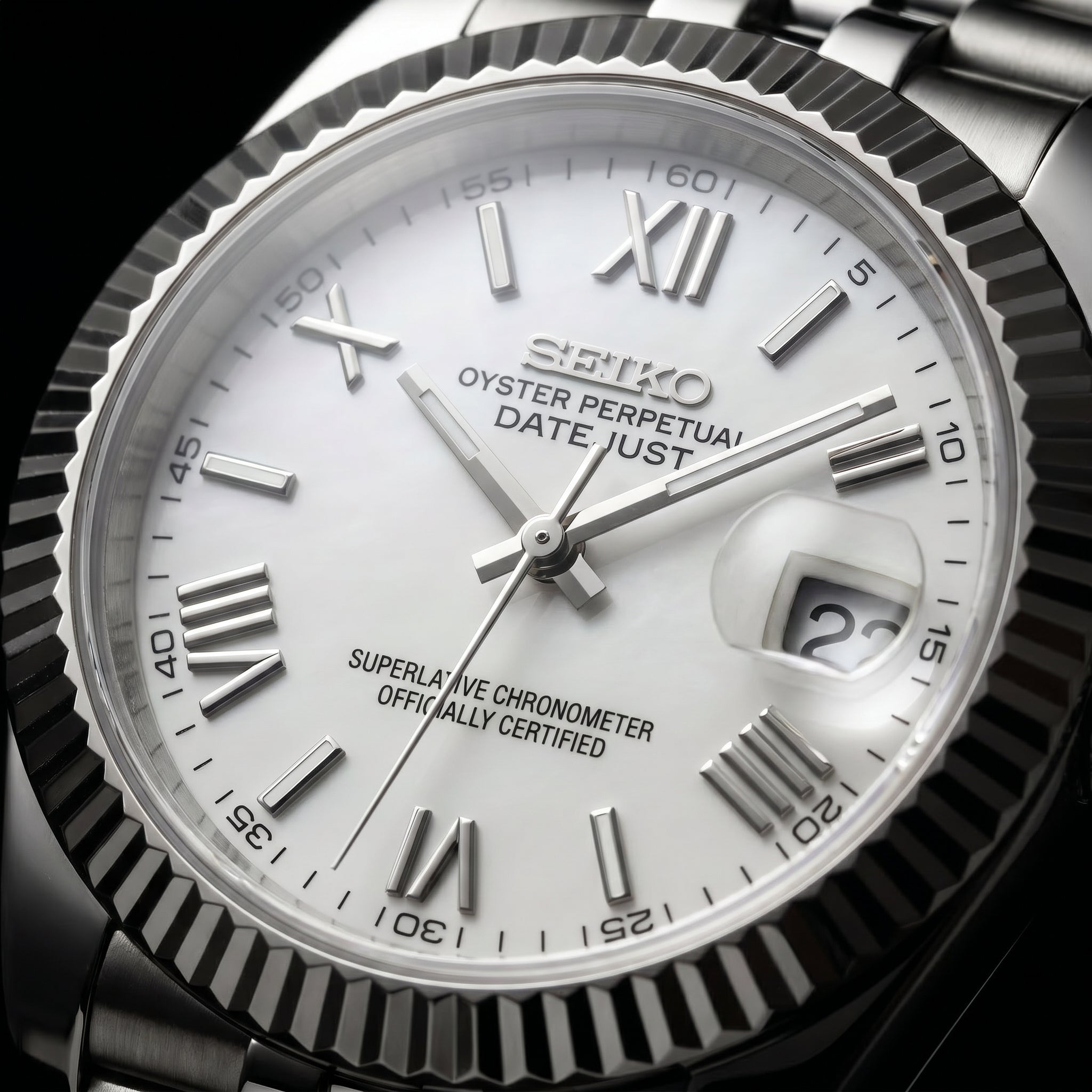 Datejust White Roman