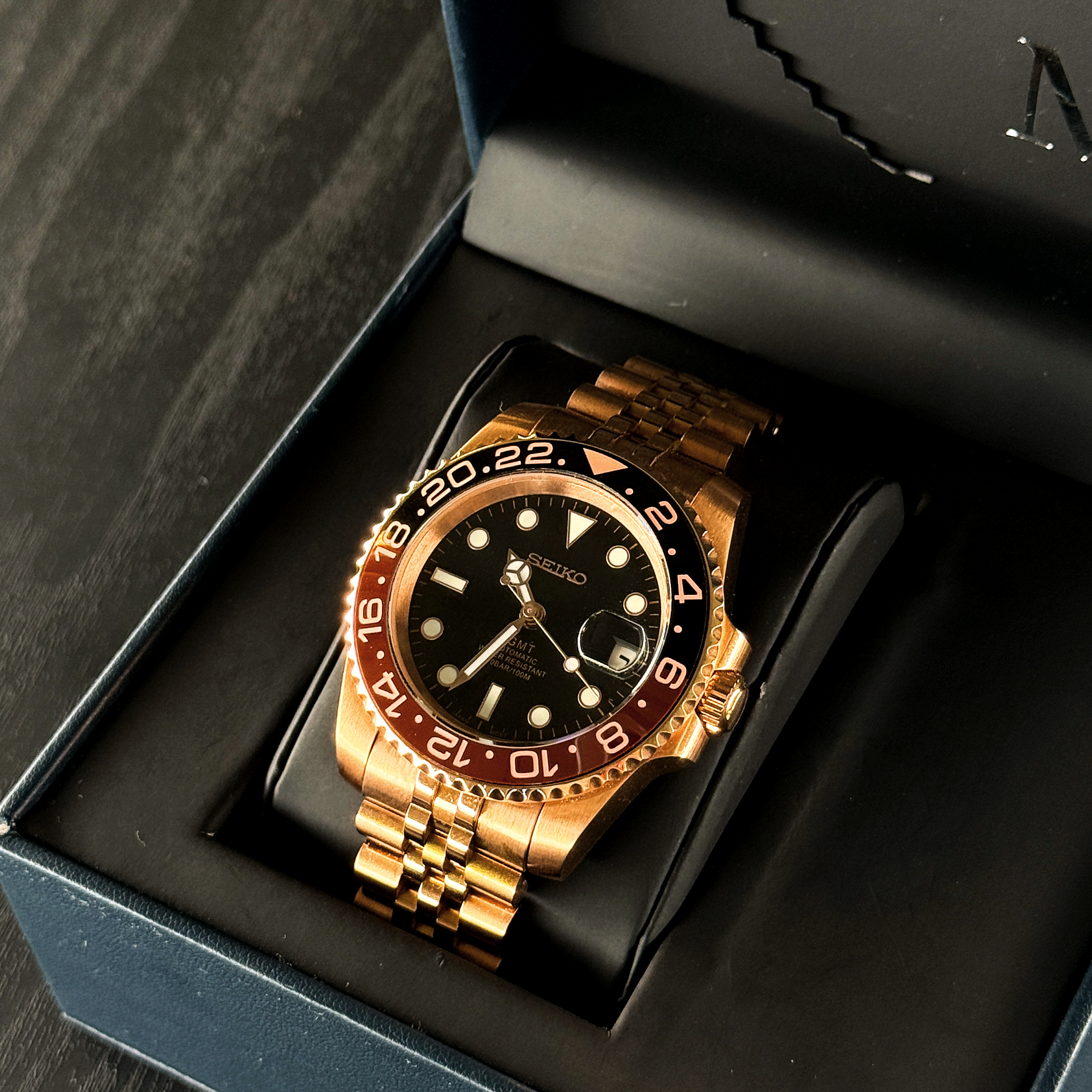 GMT Master II Cola Silver & Gold