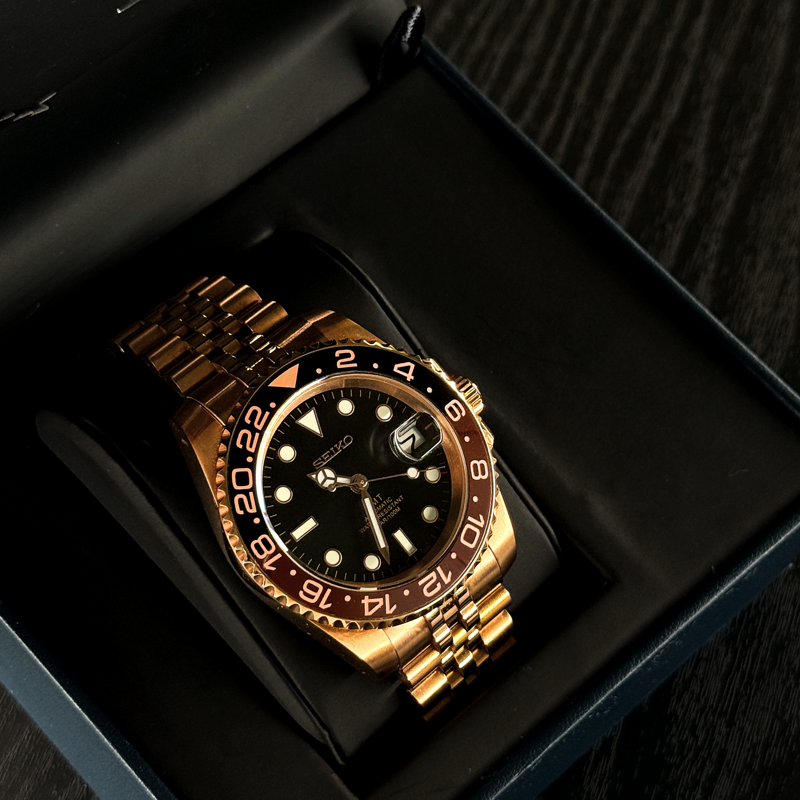 GMT Master II Cola Silver & Gold