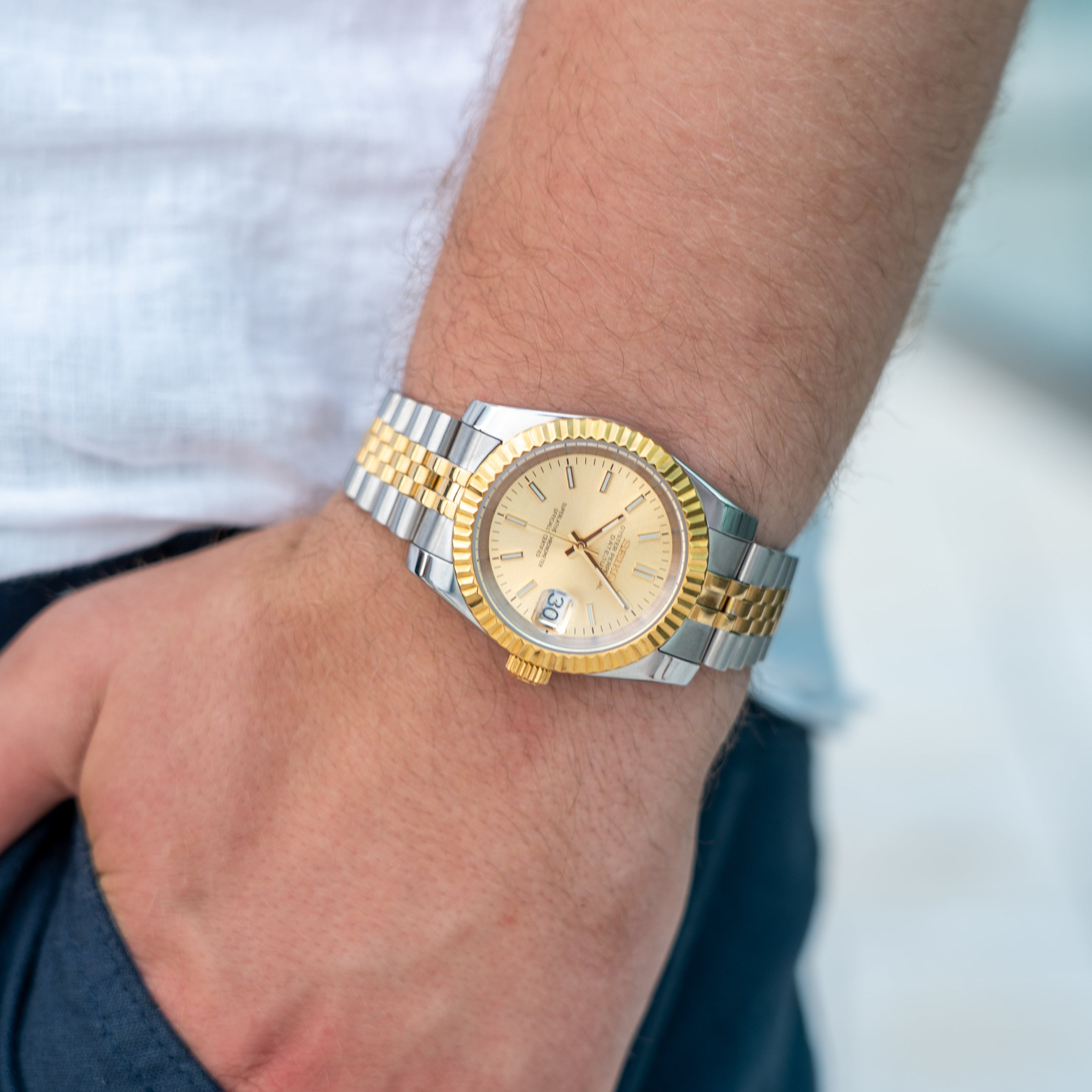 Datejust Twotone Gold