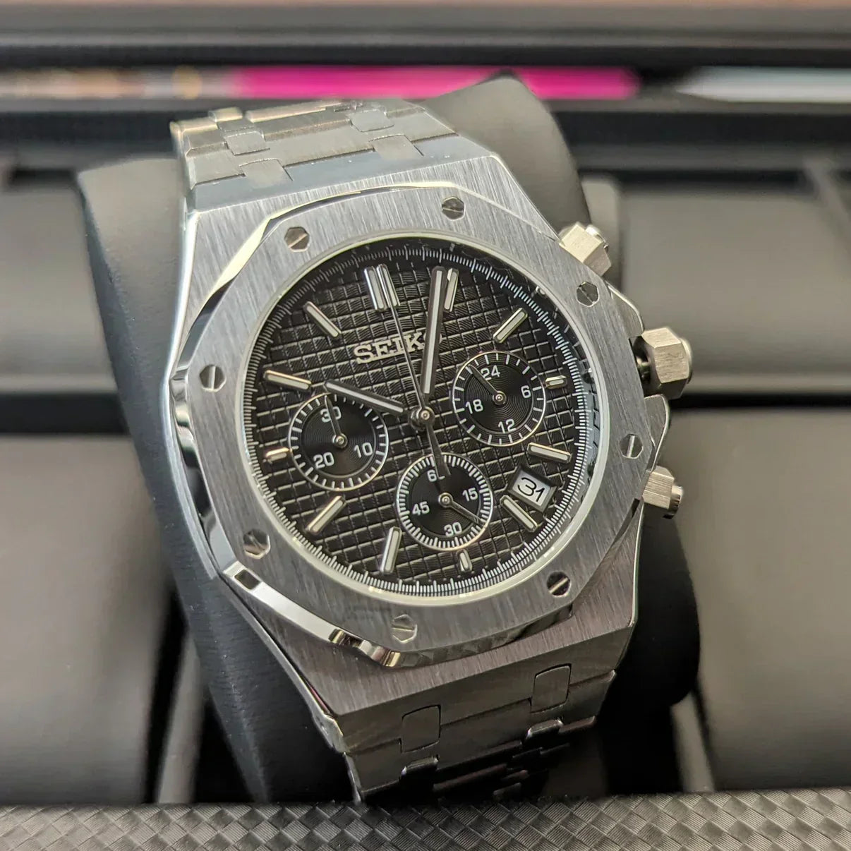 Royal Oak Black Chrono