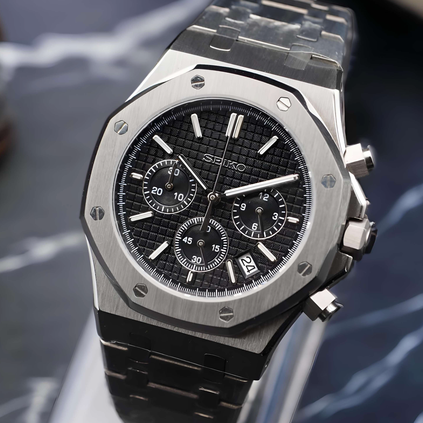 Royal Oak Black Chrono