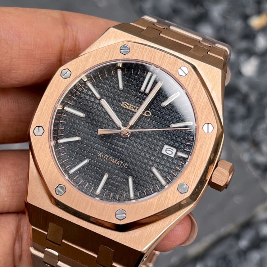 Royal Oak Rosegold Black